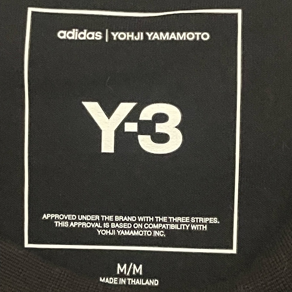 ADIDAS Y-3 Yohji Yamamoto Men's Regular Short Sleeve Tee Shirt - Sz M - NWT - Picture 8 of 10